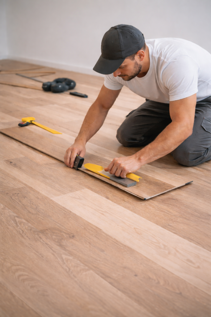 Professionell golvmontering i Malmö – noggrant utförd golvläggning