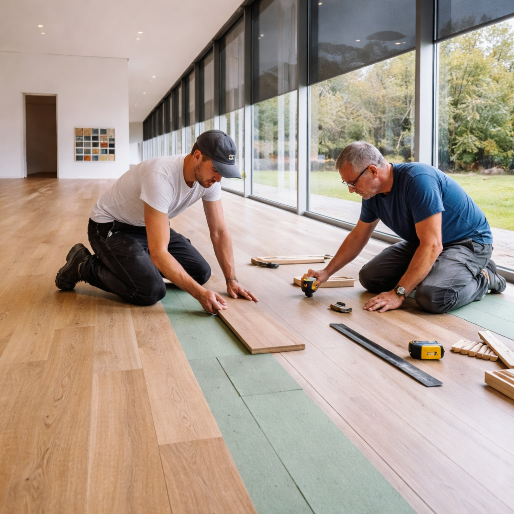 Rådgivning och montering av golv i Malmö – professionell golvläggning från start till färdigt golv